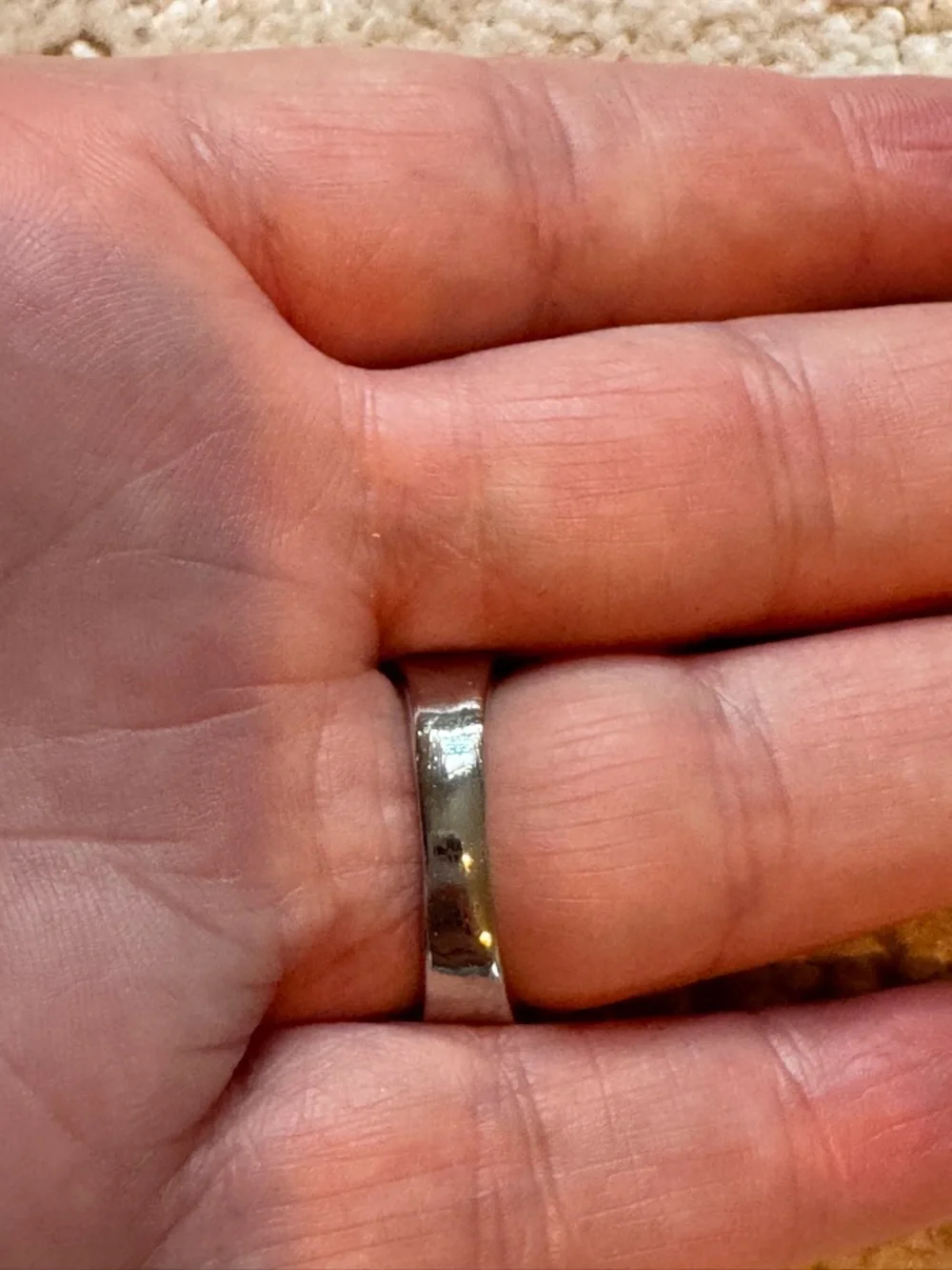 Atterri Two-Tone  Ring - Silver and Gold (Size 8) looks like a name brand ring - Picture 4 of 5